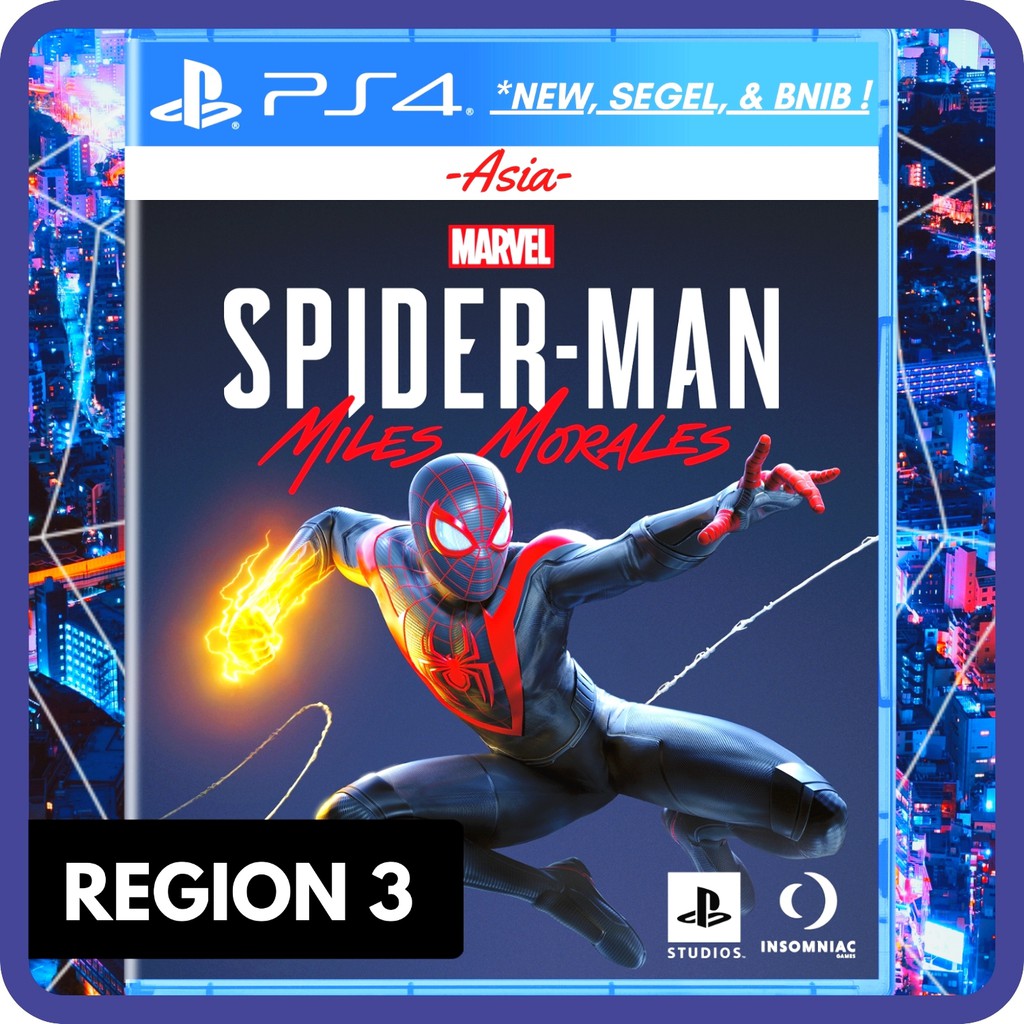 ⭐ SPIDER-MAN™ : MILES MORALES ⭐ for PS4™ | kaset bd dvd cd game ps ds 4 lego marvel vs capcom infini