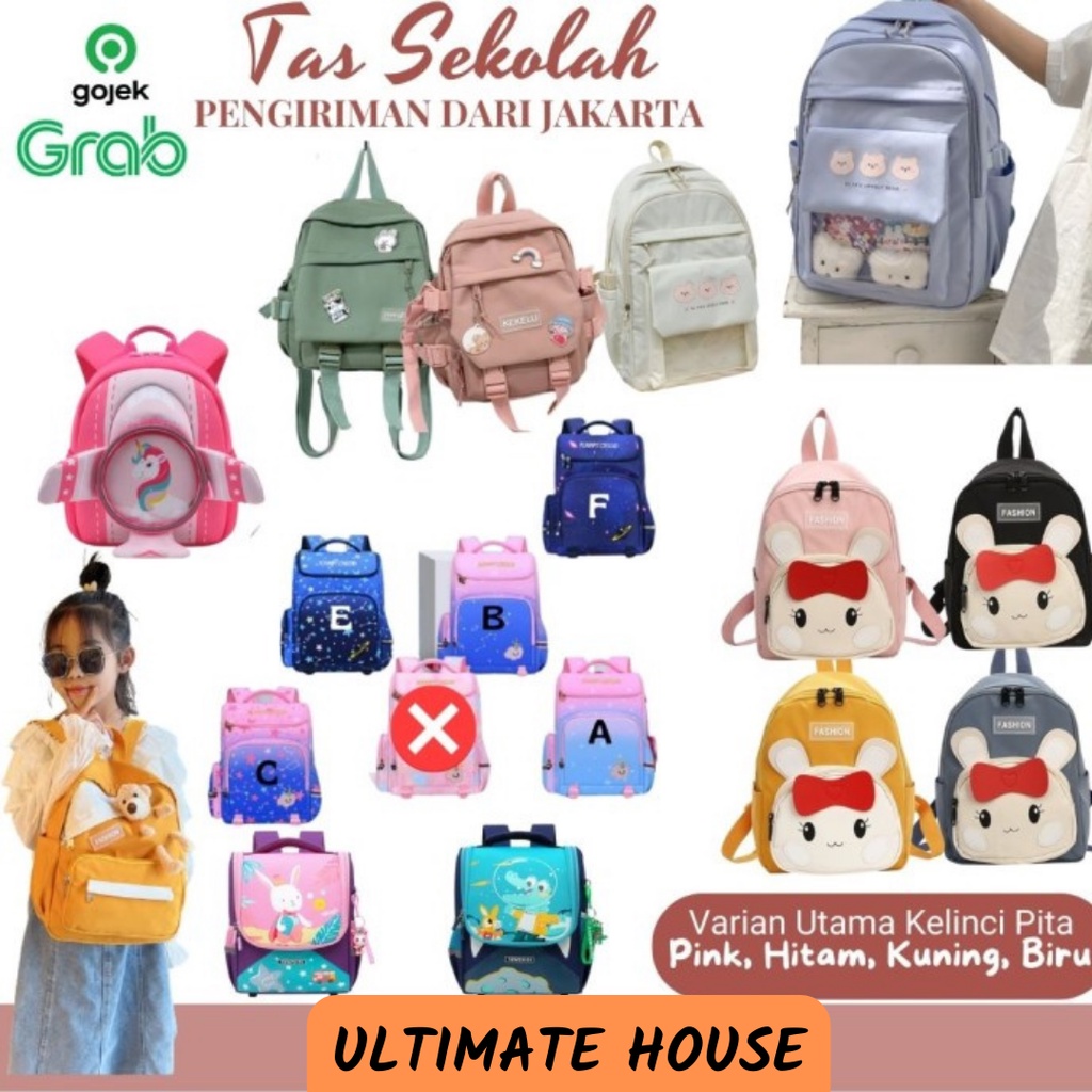 Tas Ransel Wanita Backpack Wanita Backpack Pria Tas Sekolah Tas Anak Fashion Wanita TK SD SMP SMA SMK