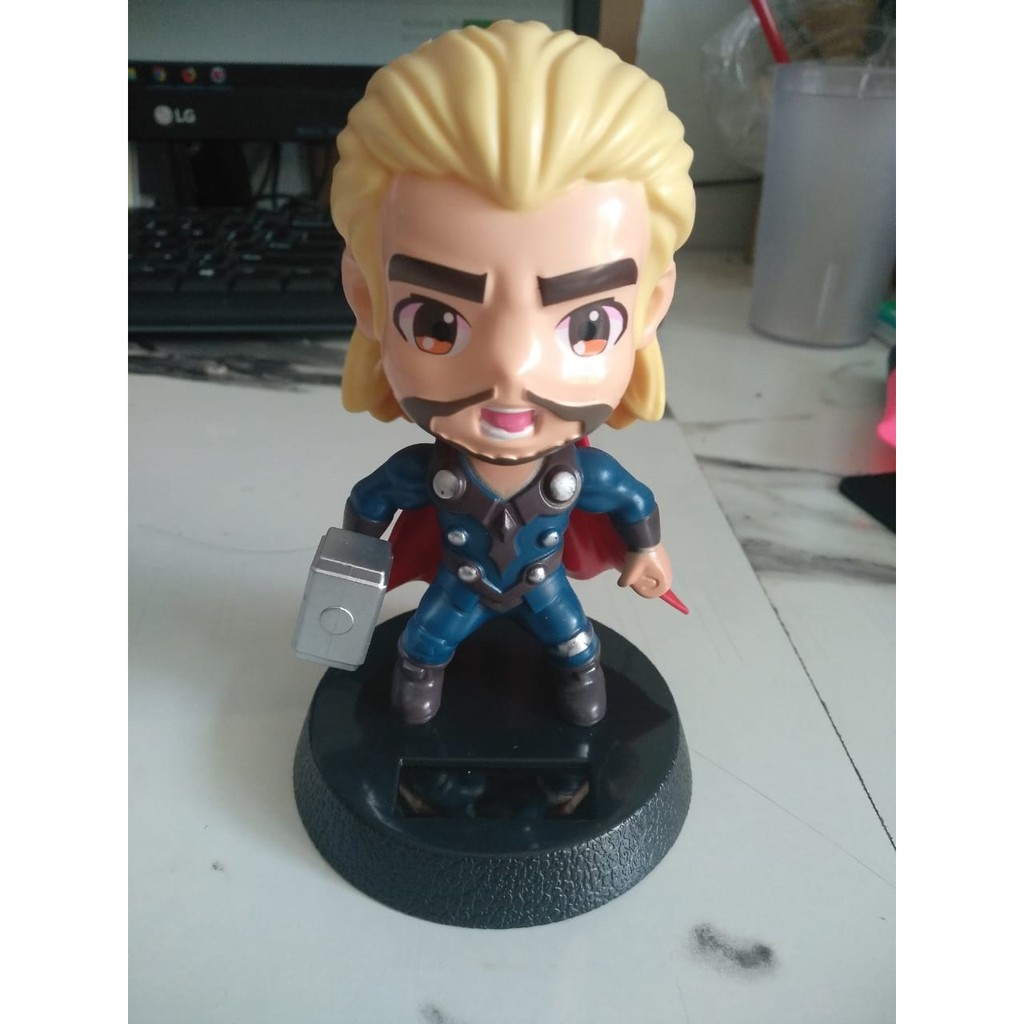 Promo Boneka Hiasan Dashboard Mobil Boneka Dashboard Kepala Goyang Avengers THOR