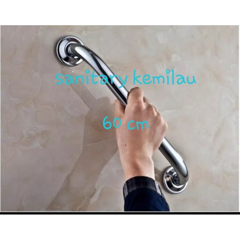 Gagang Bathub 60cm - Grab bar Pegangan Kamar Mandi Stainles - Handle Bathub