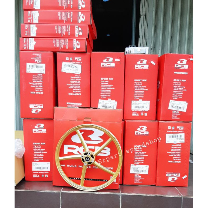 Velg depan Rcb Mio Jupiter z MX buat ubahan ninja satria Fu drag