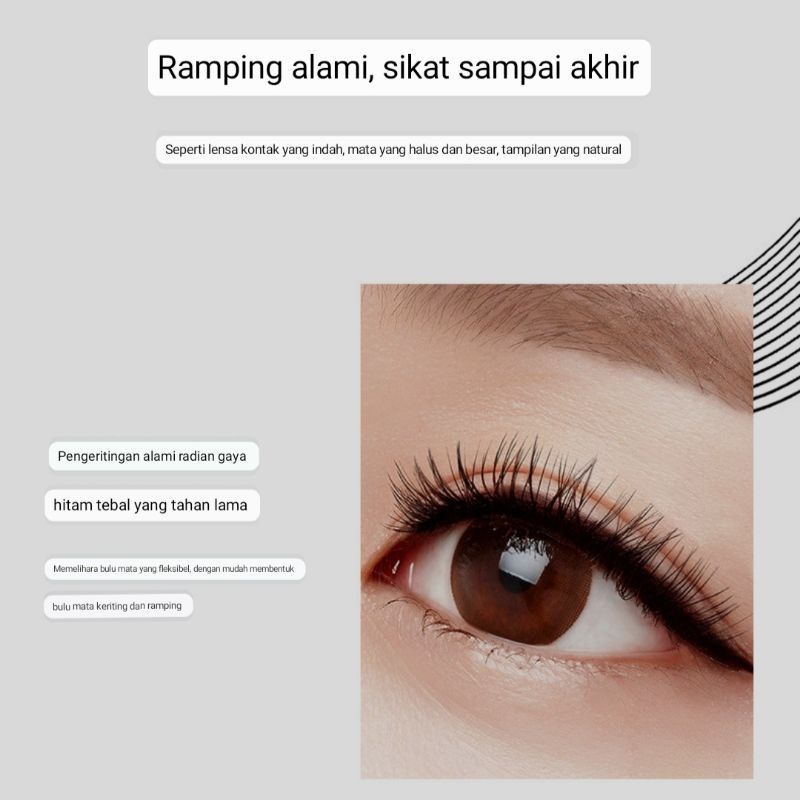 Medan Termurah Waterproof and Longlasting Living colorfully mascara Lessxcoco Maskara