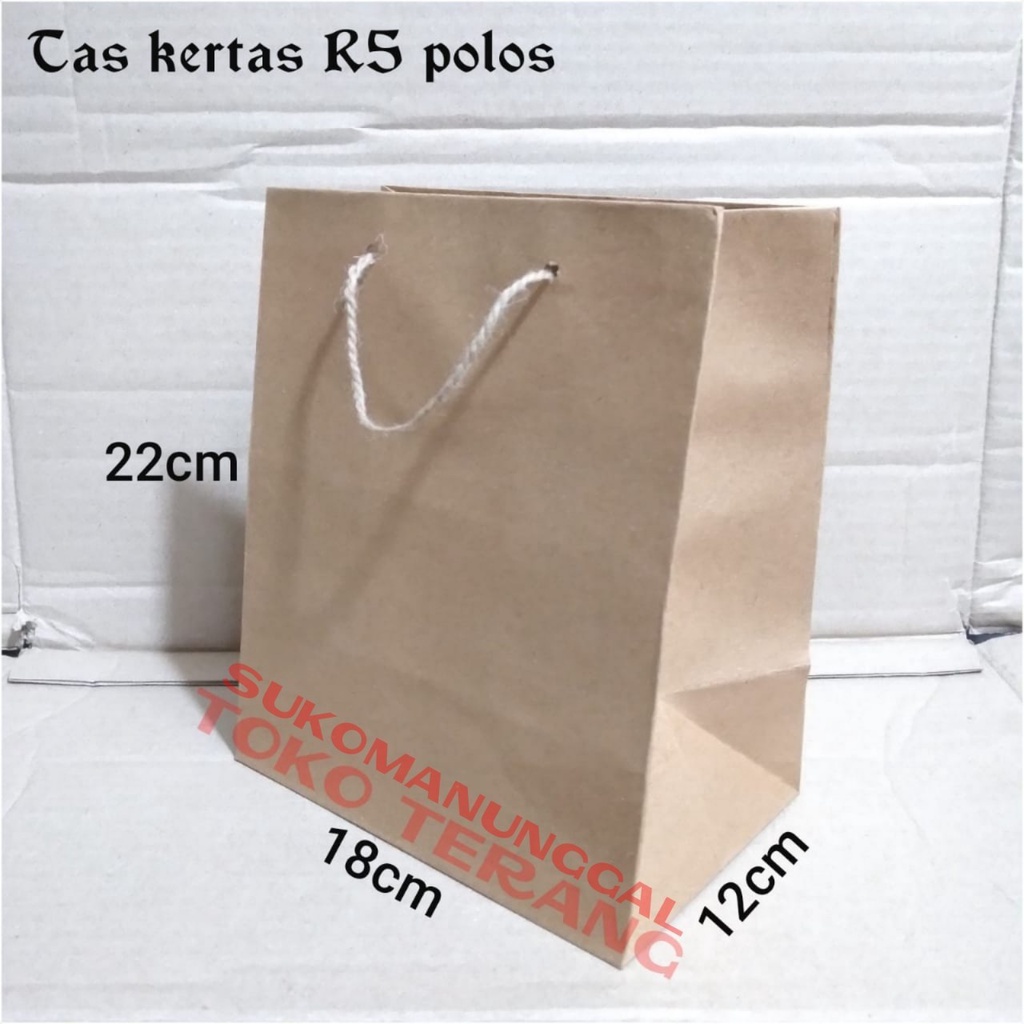

Isi 12pc Paperbag R5 polos lusinan / tas kertas motif batik 18 x 22 / tas kertas batik / paperbag SMJ