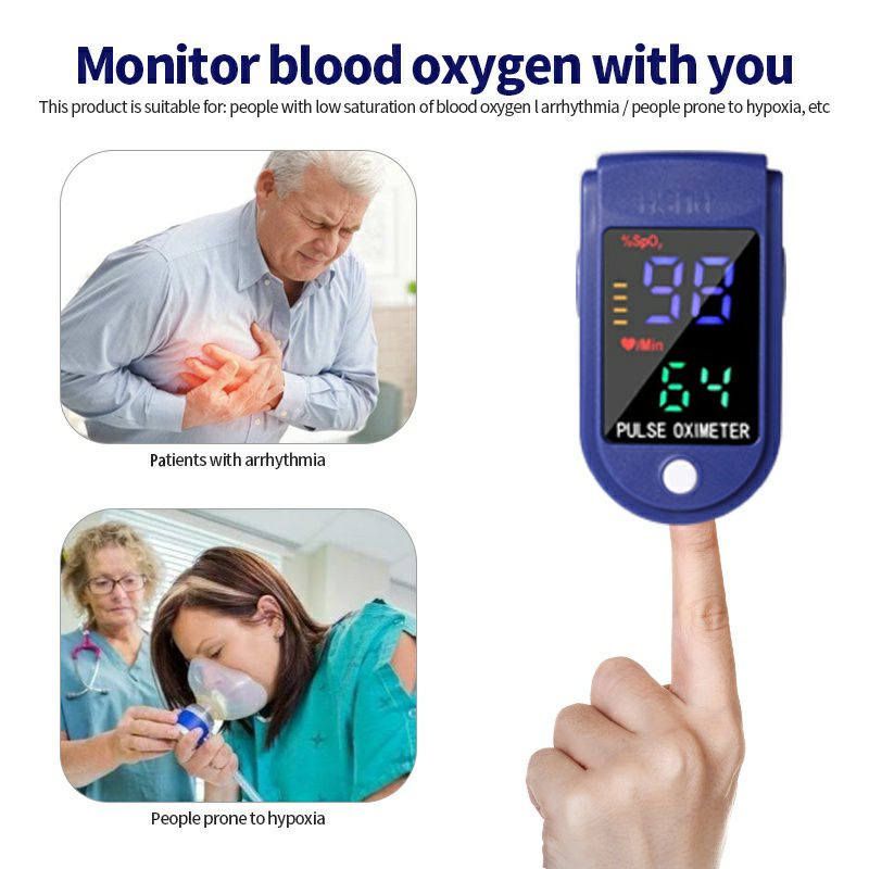 FINGERTIP PULSE OXYMETER - OXIMETER PENGUKUR KADAR OKSIGEN