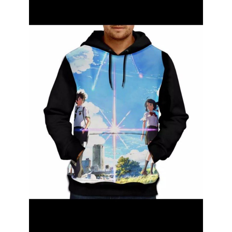 jaket Hoodie 3D Fullprint Anime Kimi No Nawa
