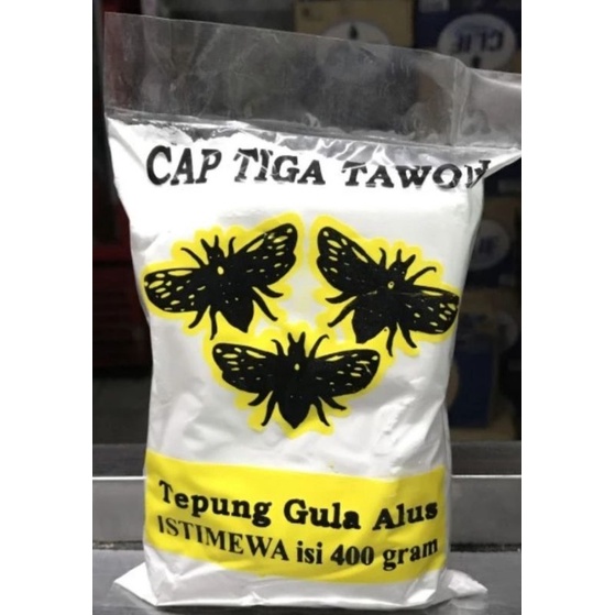 

tepung gula halus cap tiga tawon 400gr