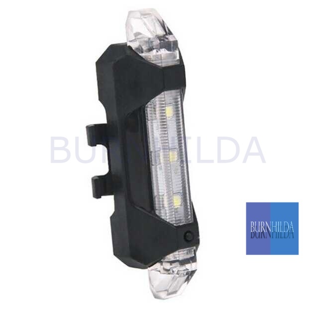 Lampu Belakang Sepeda USB Rechargeable Lamp sepeda burnhilda