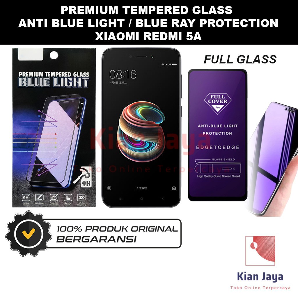 Tempered Glass Xiaomi Redmi 5A Anti Blue Light Hp Temper Anti Gores