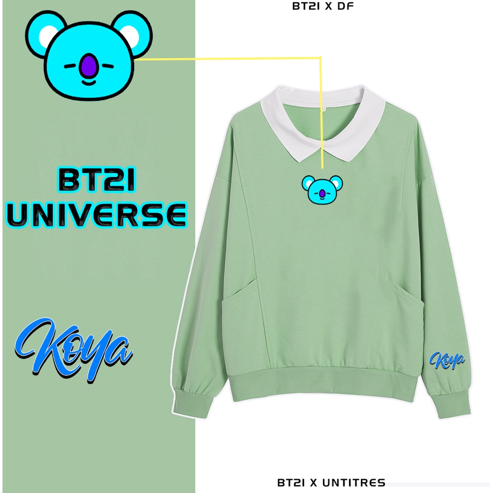 🅳🅵 Sweater Kawaii Koya BTS | Sweater Wanita Original Untitres | Dhea Fashion