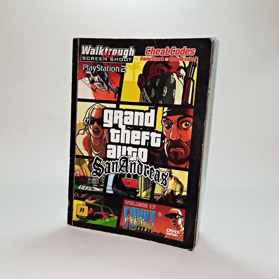 Buku GTA San Andreas Walktrough dan Cheat Code Prelove / Bekas