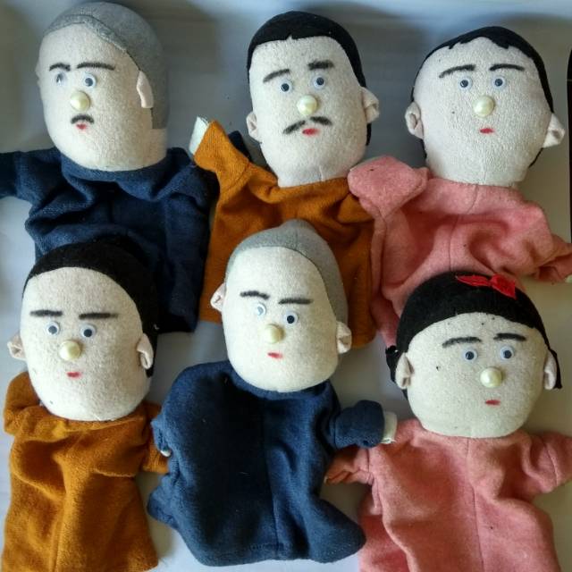 Boneka Tangan( kelg. Muslim, profesi,hewan,buah, sayuran)