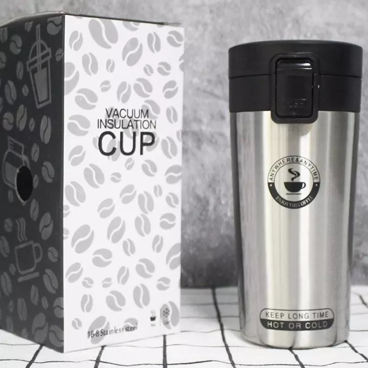 Botol Minum Termos Vacuum Insulation Cup - Desain Keep Long Time Tahan Panas Dan Dingin Kap 380ml