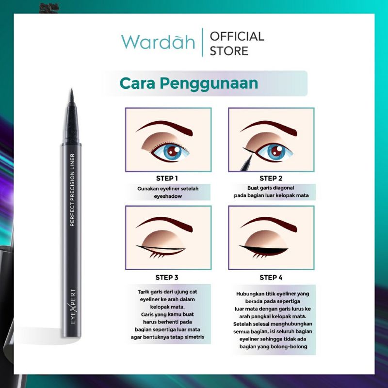 Wardah EyeXpert Perfect Precision Liner ~ ORIGINAL 100%