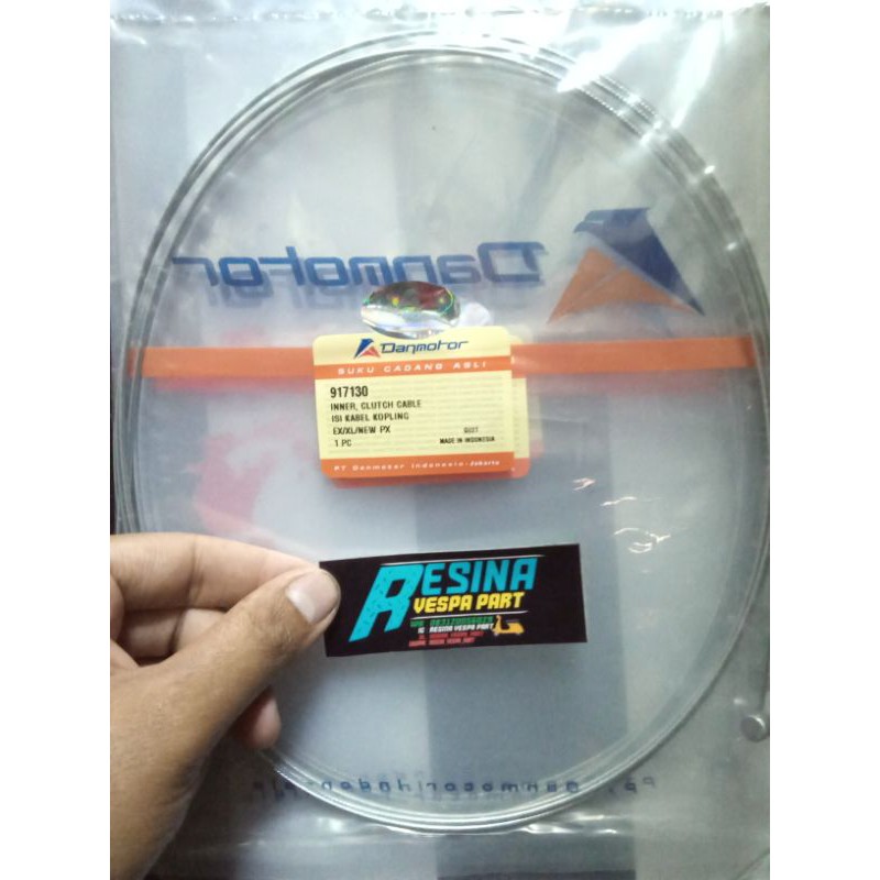 kabel gas tali kawat gas vespa original danmotor