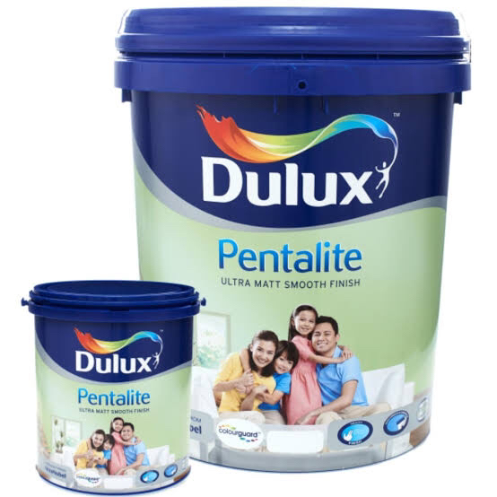 PERTUKANGAN CAT & PERLENGKAPAN DULUX PENTALITE PLATINUM GREY 2-5L GALLON TINTING CSS