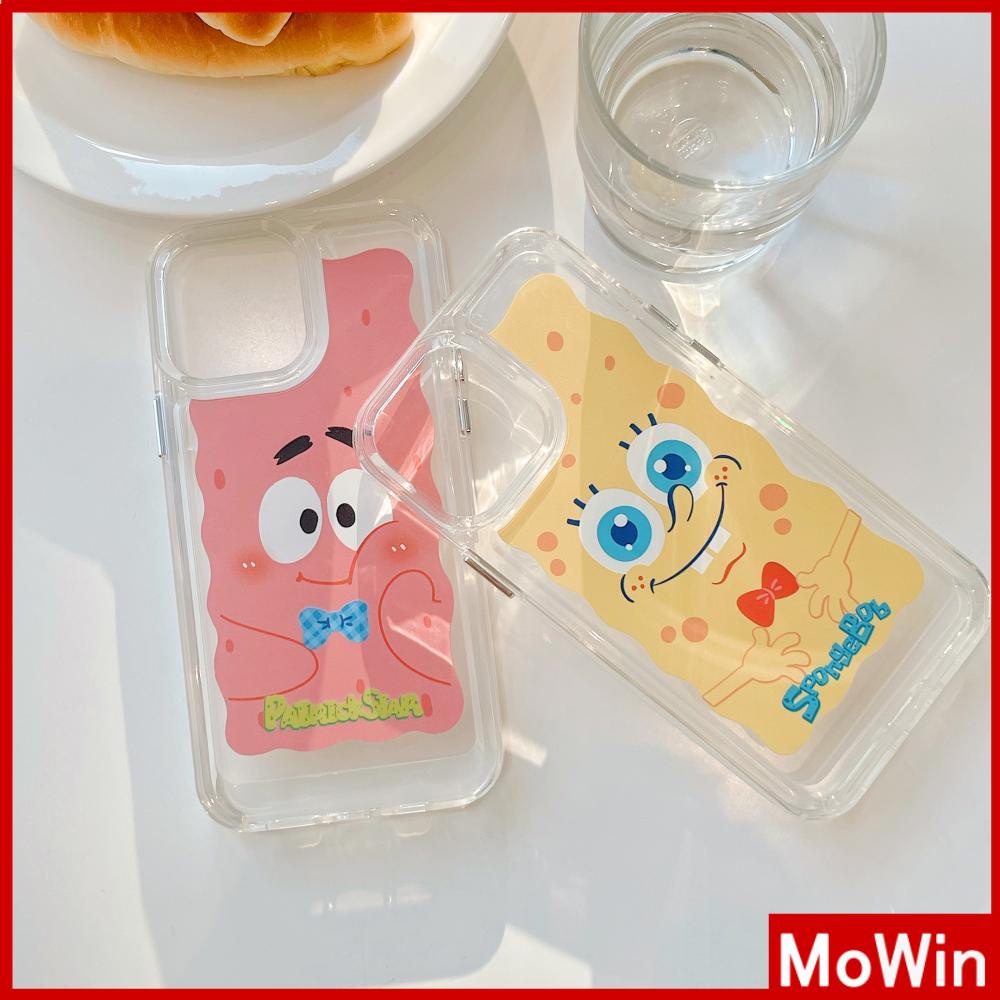 iPhone Case Clear Case Soft Thick TPU Shockproof HD Super Transparent Protection Camera Plating Button Cartoon Cute For iPhone 13 Pro Max iPhone 12 Pro Max iPhone 11 iPhone 7Plus