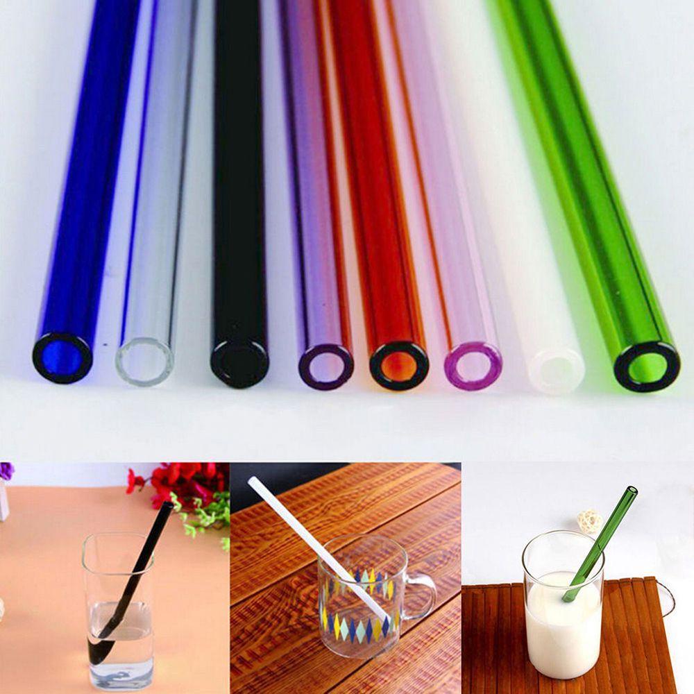 Top 4pcs Drinking Straw Tea Bar Pipet Kaca Pyrex