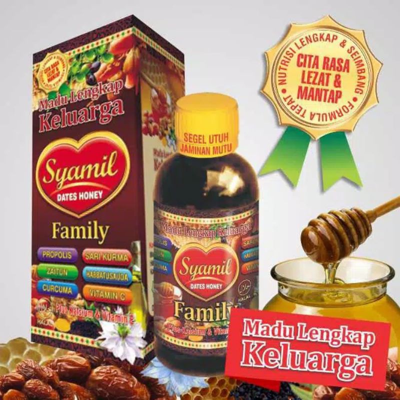 Madu Syamil Keluarga 200ml - Madu Family Syamil Dates Dewasa