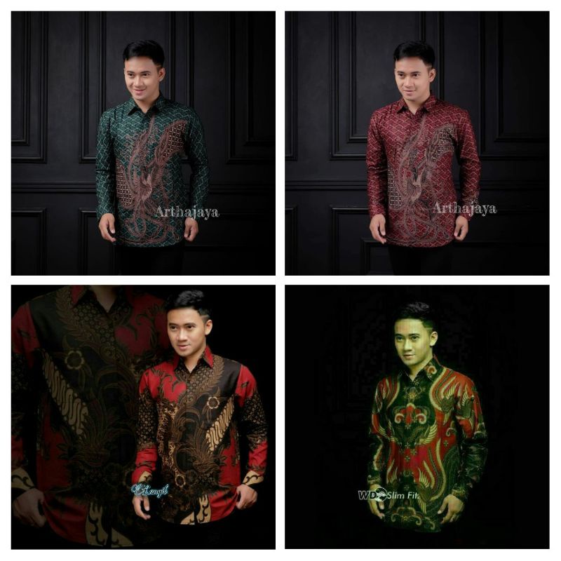 KEMEJA BATIK PRIA // LENGAN PANJANG // SIZE M L XL XXL BSWART Batik HRB026 Mahesa // cod cod