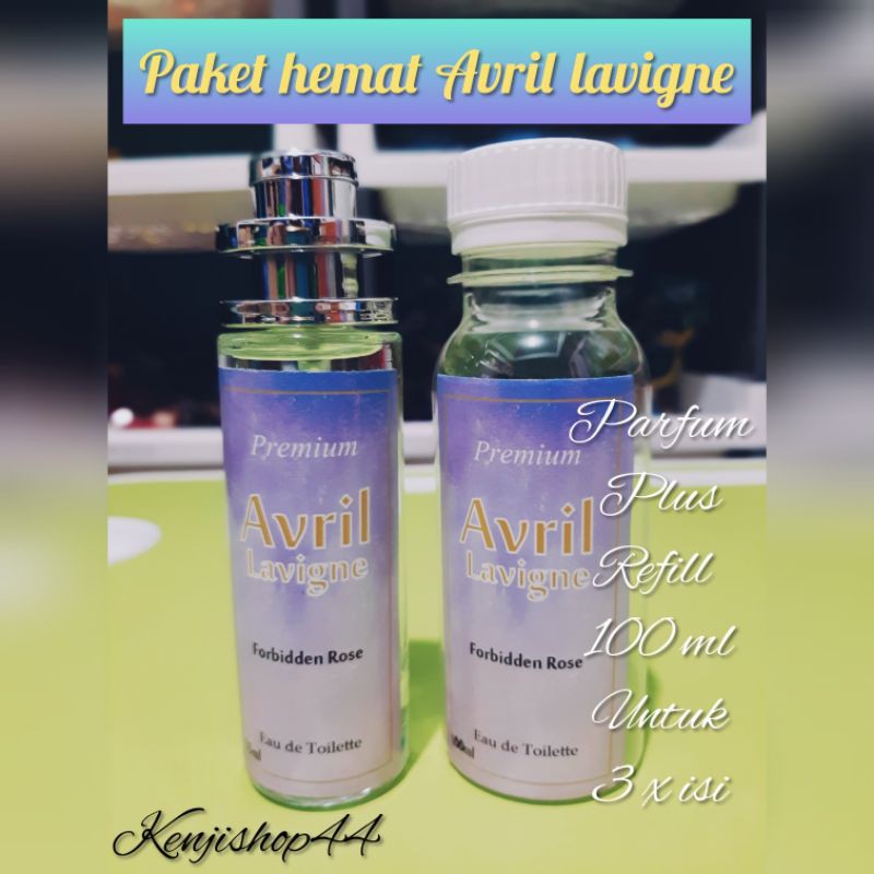 parfum thailand 35 ml Avril lavigne dan isi ulang 100ml utk 3x refill