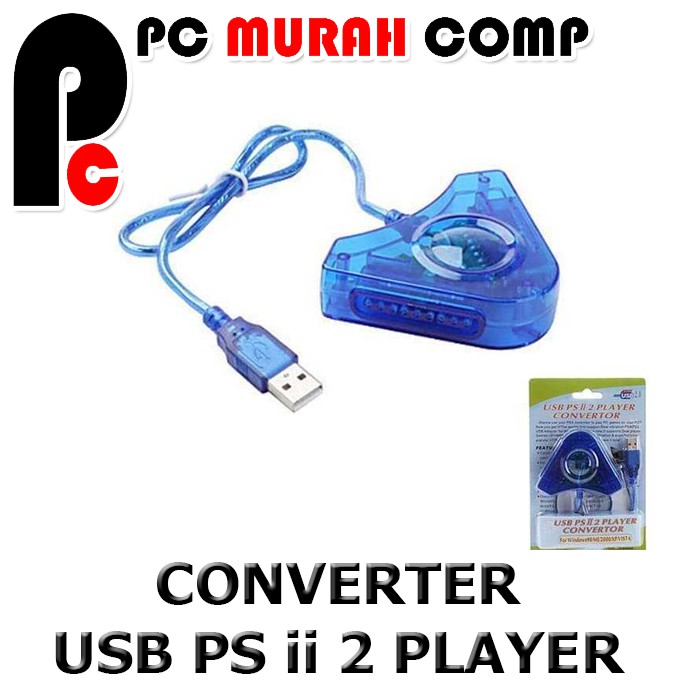 Ps2 To Usb Controller Converter (Blue)