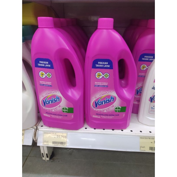 Vanish 1liter, 500ml botol dan 750ml Refill pouch