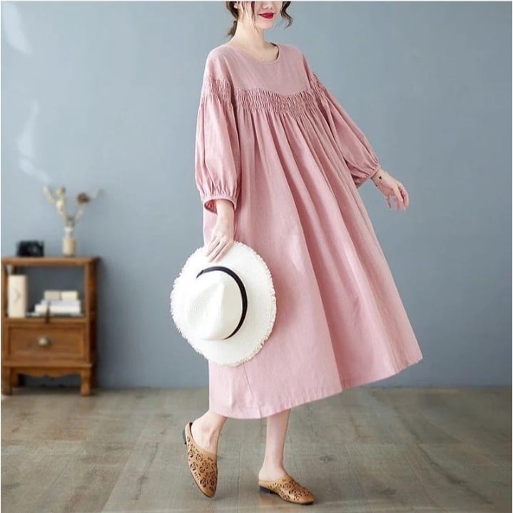 Sasa Tunik Baju Wanita Tunik Panjang Atasan Wanita Kekinian Ootd Korean Style Long Tunik Jumbo