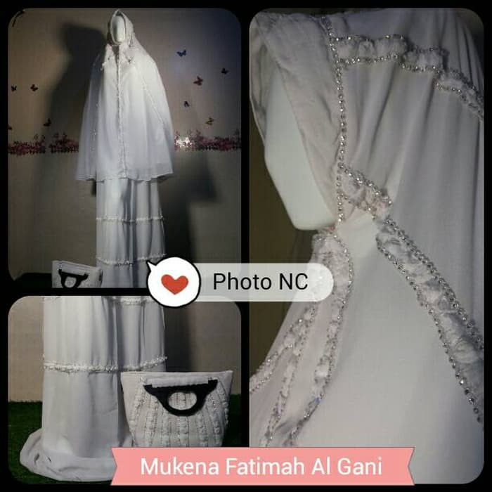 Diskon !!! Azurra Shop Mukena Fatimah Al Gani Mekena Dewasa Fashion Muslim Murah