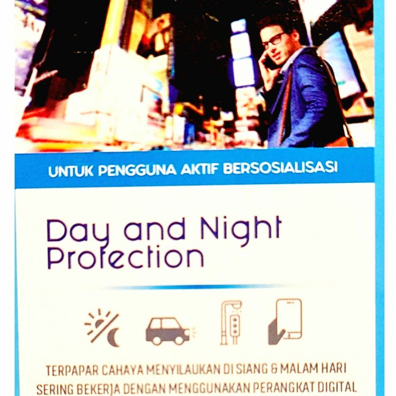 Lensa Kacamata Essilor Essentials Elements Day & Night Protection Lensa Khusus Driving Berkendara