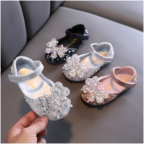 SEPATU PESTA ANAK CEWEK IMPORT BLINK MUTIARA PITA 21-36 kode 81NEW