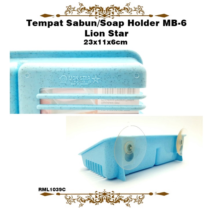 Tempat Sabun/Soap Holder MB-6  Lion Star