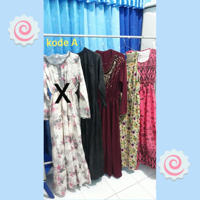 Baju gamis preloved pl secondhand blouse blazer kemeja tunik overall batik crop
