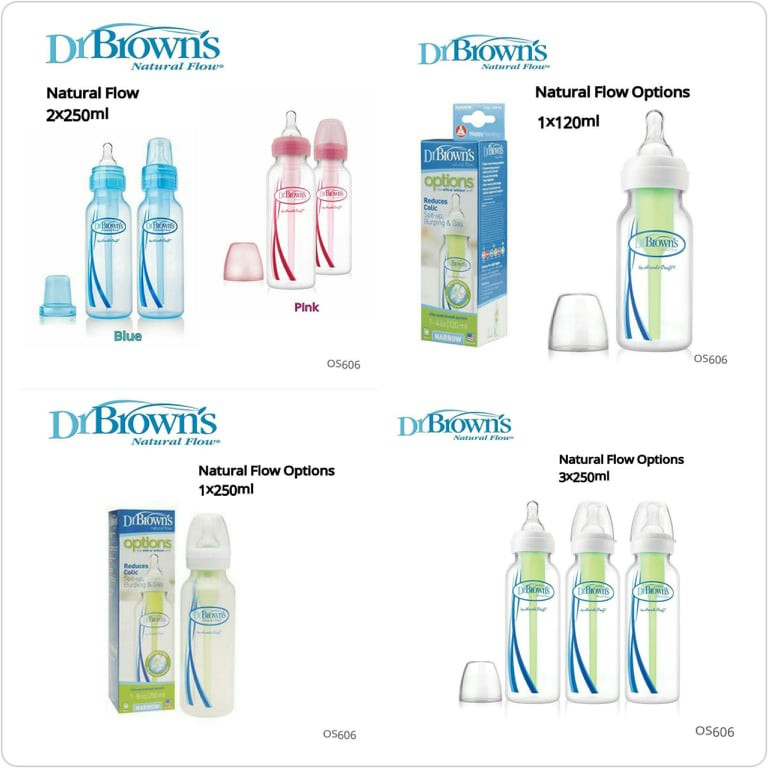 Dr. Browns Natural Flow Options Bottle - botol susu bayi