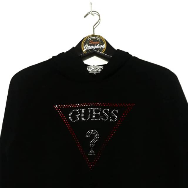 Hoodie Guess Hitam