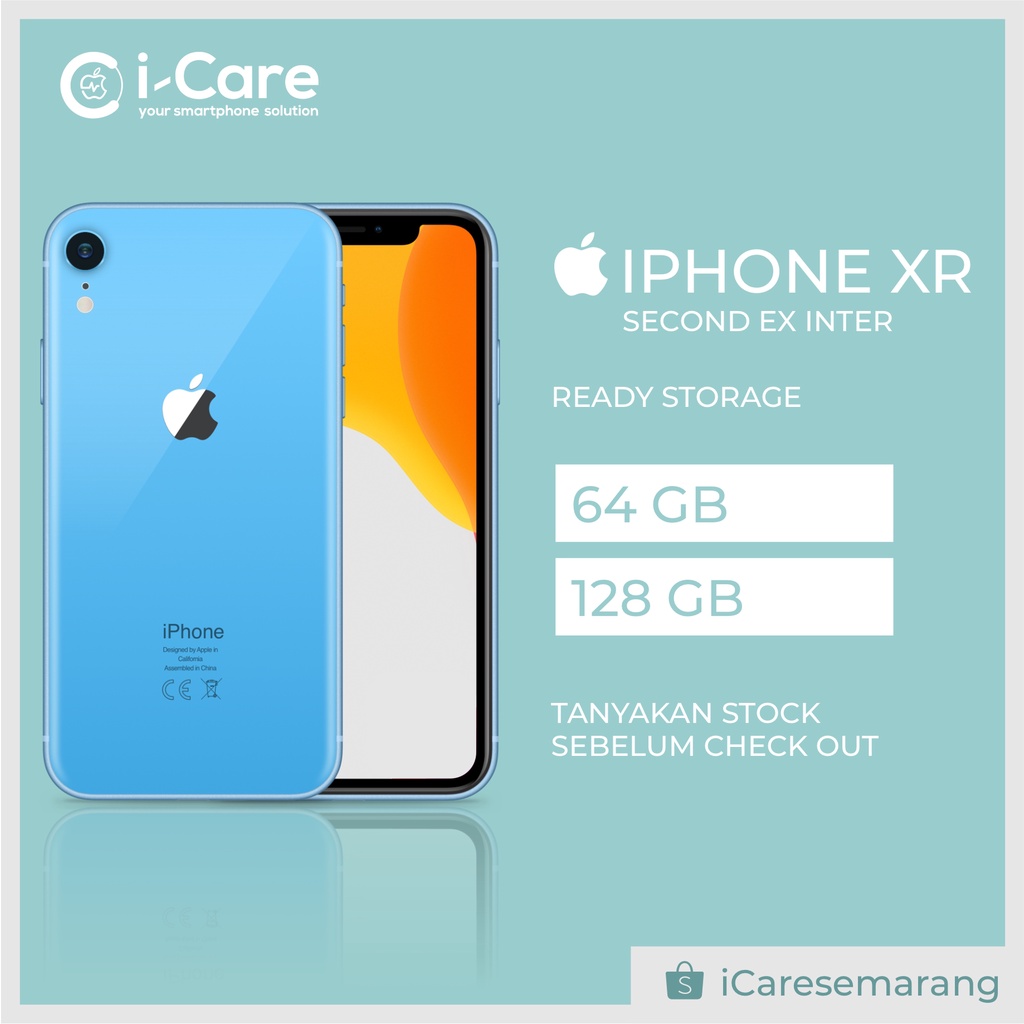 SECOND IPHONE XR 64GB 100% ORIGINAL ANTI REKONDISI!!!FULLSET