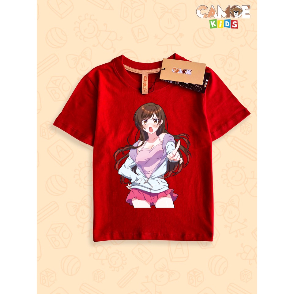 Kaos Anak KIDS Anime Kanojo Okarishimasu Chizuru Mizuhara