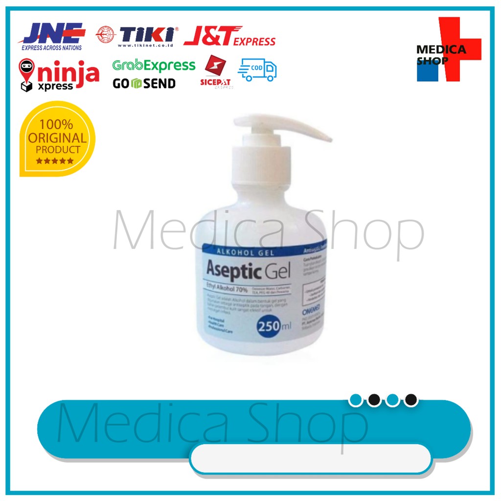 Aseptic Gel Onemed 250ml /Antiseptik/Hand Sanitizer