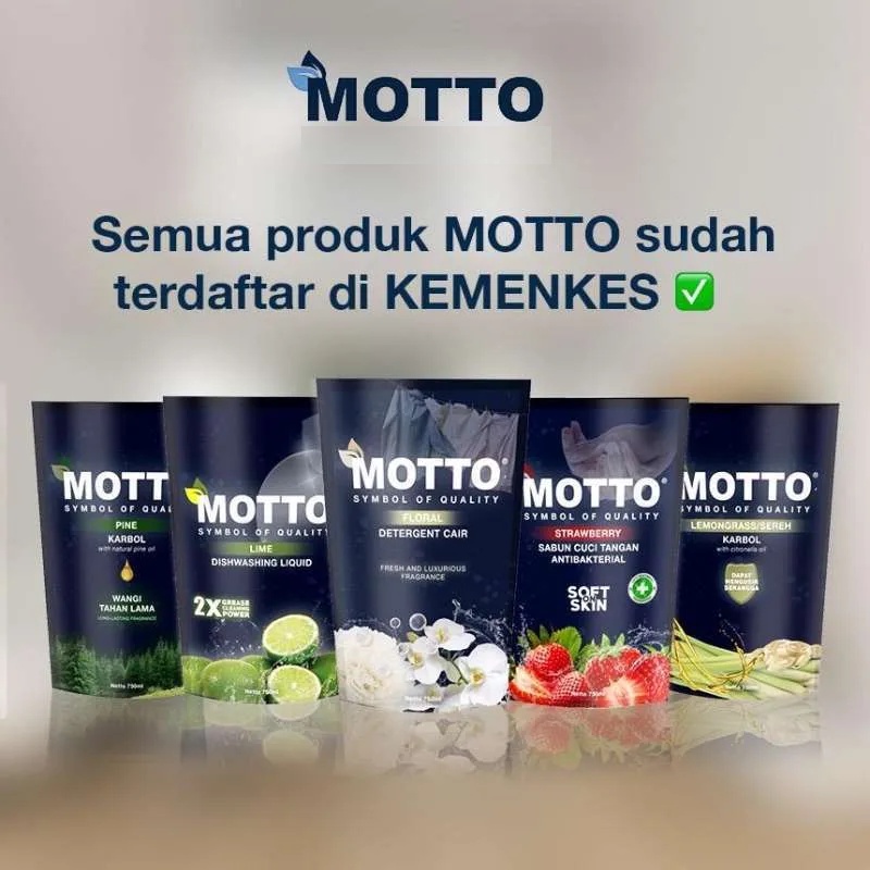 MOTTO Dishwashing Liquid | Karbol | Detergent | Antibaterial Hand Soap REFILL 750ml