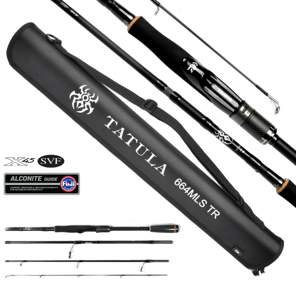 Joran Daiwa TATULA TR-SD | 664 | 694 | 704 | Sambung 4 | Spinning | Alat Pancing Premium