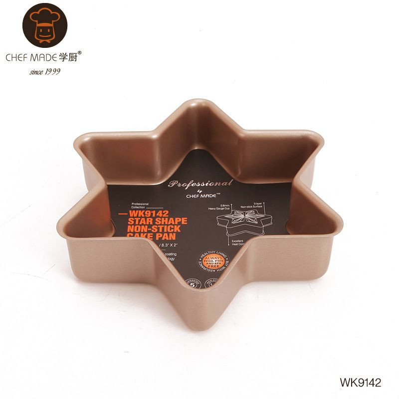 chefmade STAR cake mold bake pan wk9142/ loyang roti kue tanpa sambungan