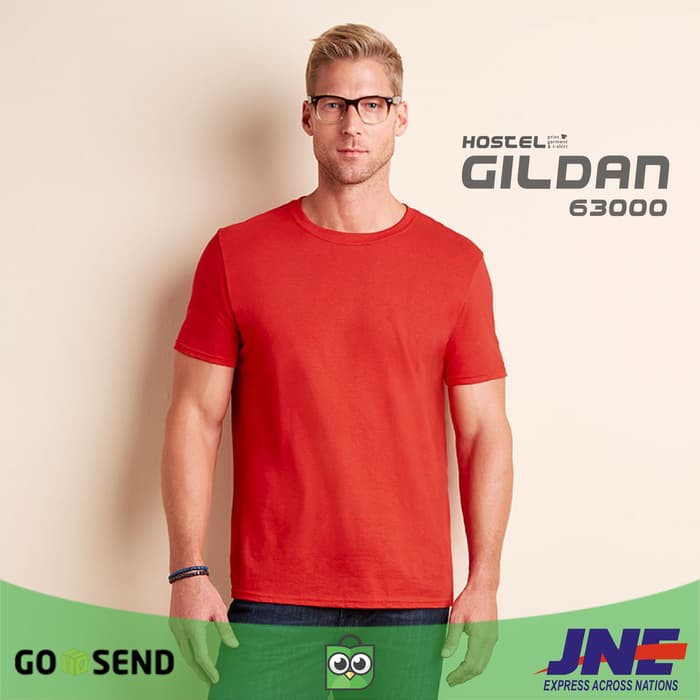 KAOS POLOS GILDAN SOFTSTYLE 63000 ORIGINAL MURAH