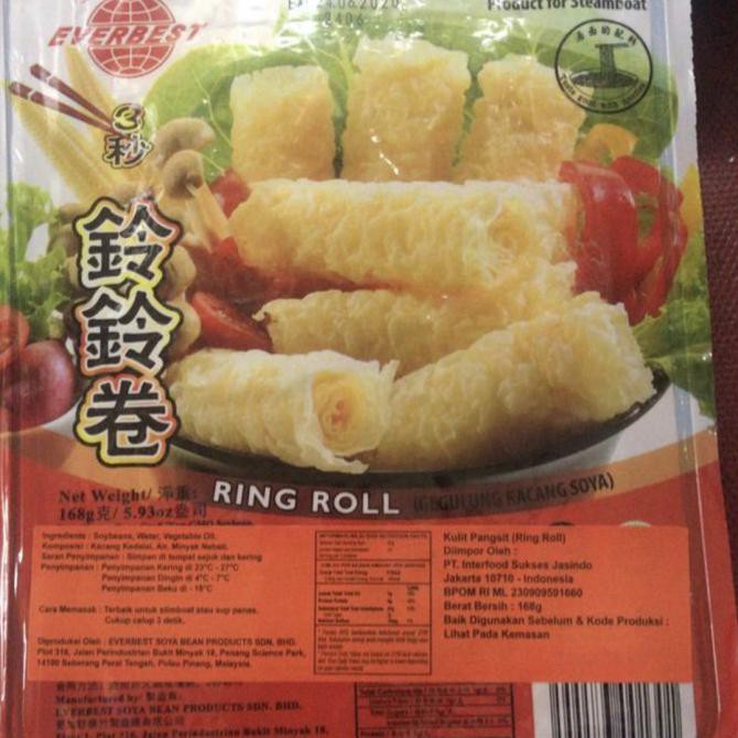 

[[BISA COD]] Everbest Ring roll , kembang tahu untuk steamboat, shabu2,hotpot