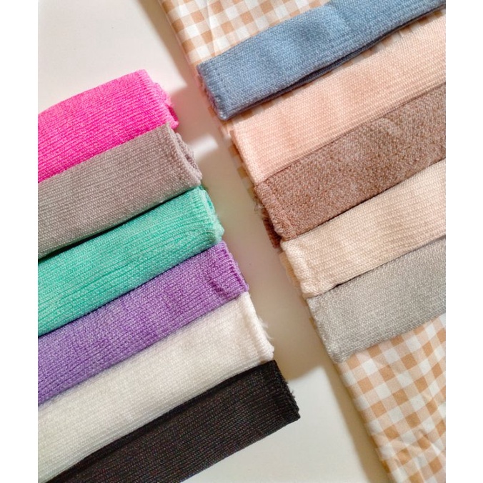 Inner Daleman Hijab Kerudung Rajut Polos Satu Warna