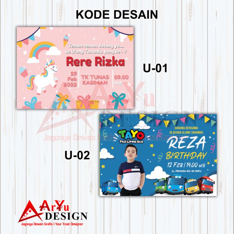 

UNDANGAN / KARTU ULANG TAHUN / STICKER UCAPAN ULTAH / LABEL KARDUS SYUKURAN / KARTU ULANG TAHUN / HAPPY BIRTHDAY