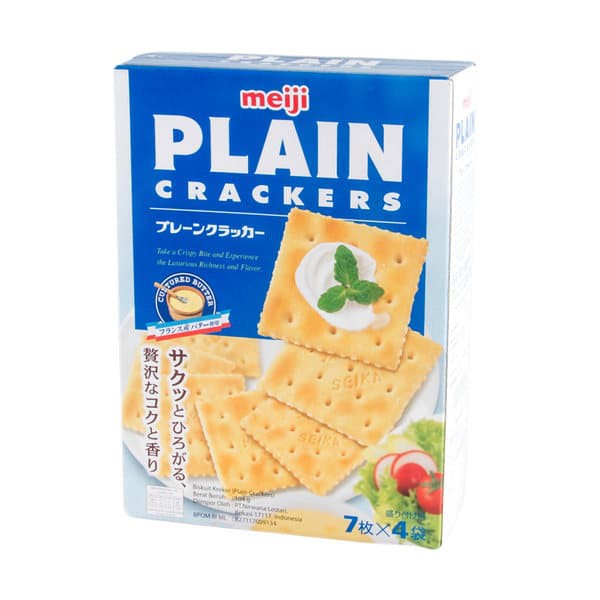 

Meiji Kraker Tawar 4 x 26 g
