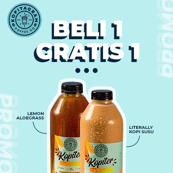 

BUY 1 GET 1: Kopiter Kopi Susu FREE Kopiter Lemon Aloegrass (1 Liter)