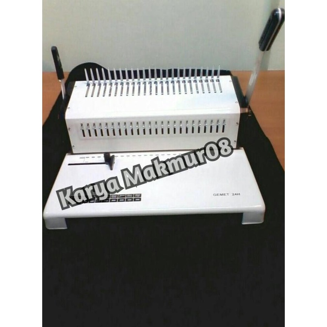 

Mesin Jilid Gemet 24H (Spiral Plastic) F4