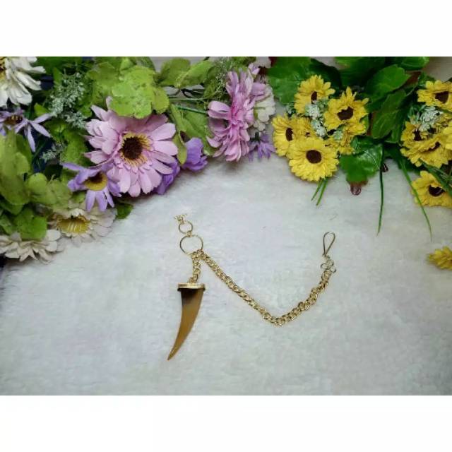 BROS RANTAI BROSS KUKU MACAN ACCESORIES AKSESORIES BAJU ADAT PRIA JAWA SUNDA BESKAP HEWES