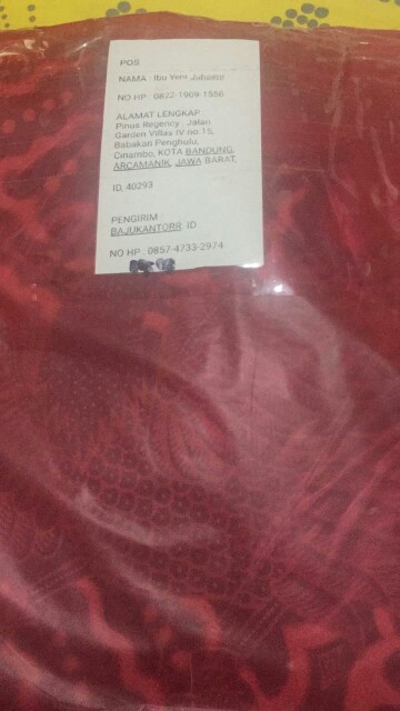 Kemeja Batik Lengan Panjang Size M L Xl Xxl Xxxl