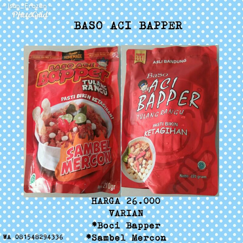 

BAKSO ACI BAPPER